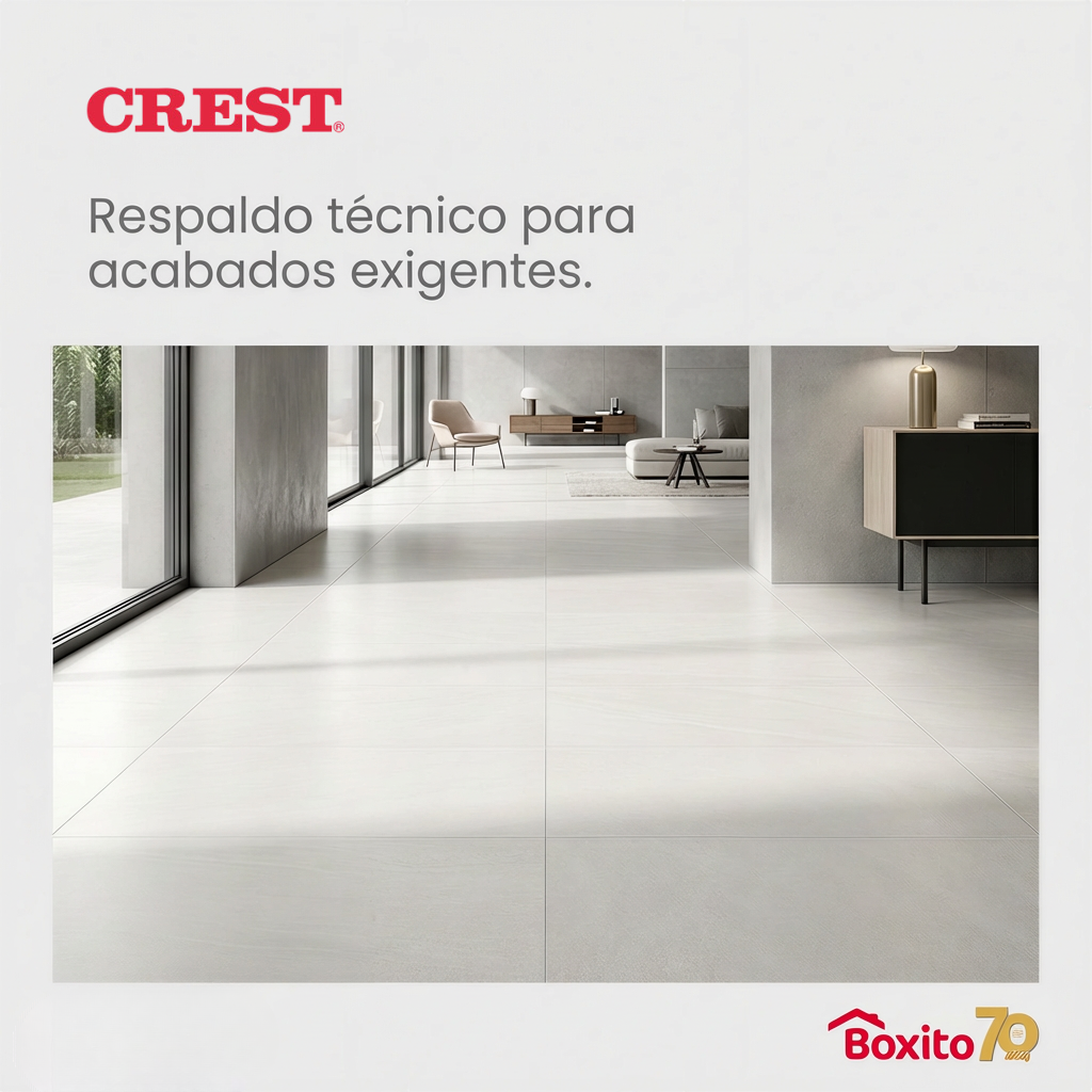 El porcelanato rectificado exige sistema, no improvisación