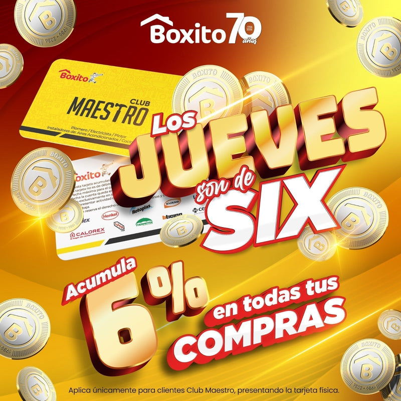 ¡Los jueves son de SIX en Boxito!