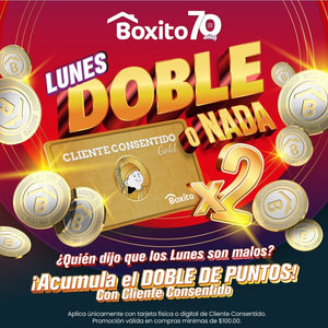 ¡Los lunes ahora valen el doble en Boxito!