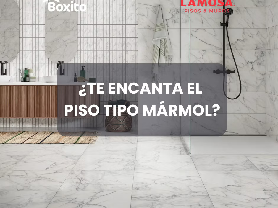 ¿Te encantan los Pisos tipo Mármol?
