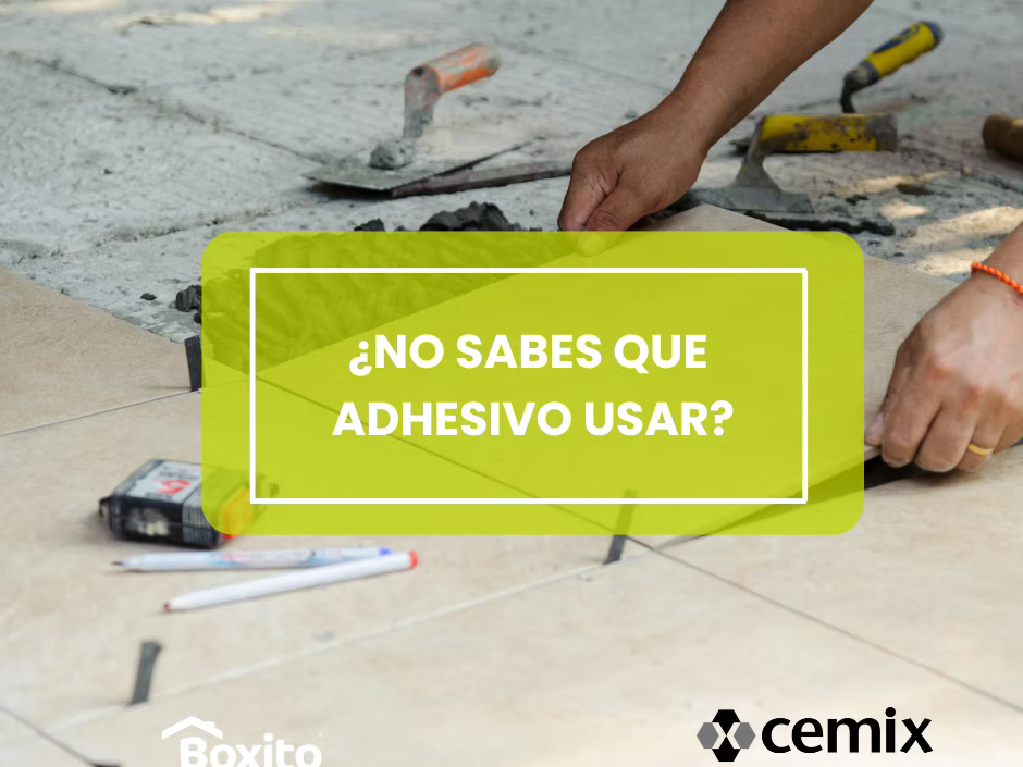 ¿No sabes que Adhesivo utilizar?