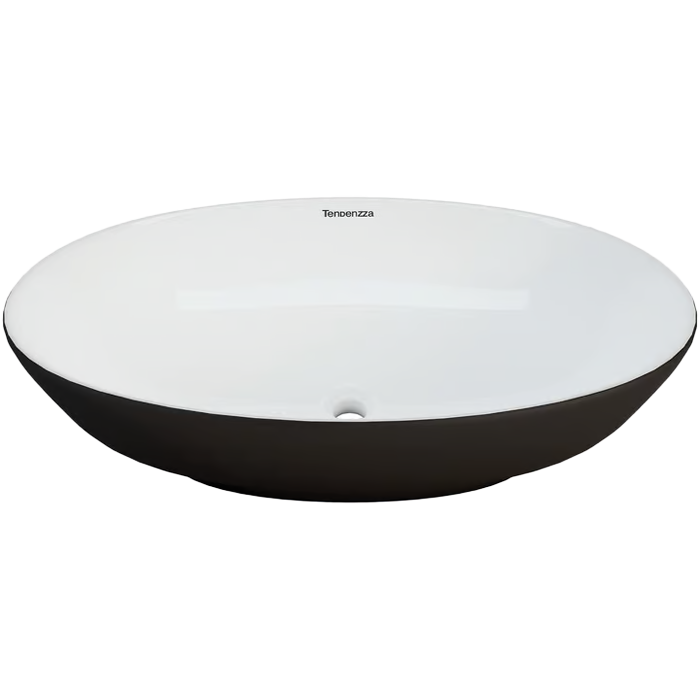 Lavabo Sobreponer Berlino Blanco/Negro Pl015