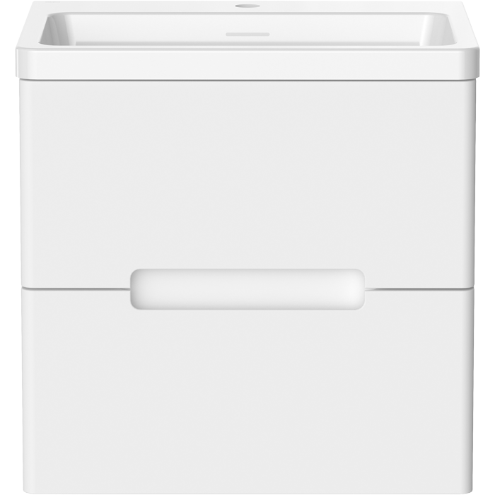 Vanity Blanco Brillante Con Lavabo