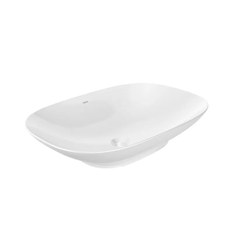 Lavabo de Sobreponer Blanco sin Rebosadero