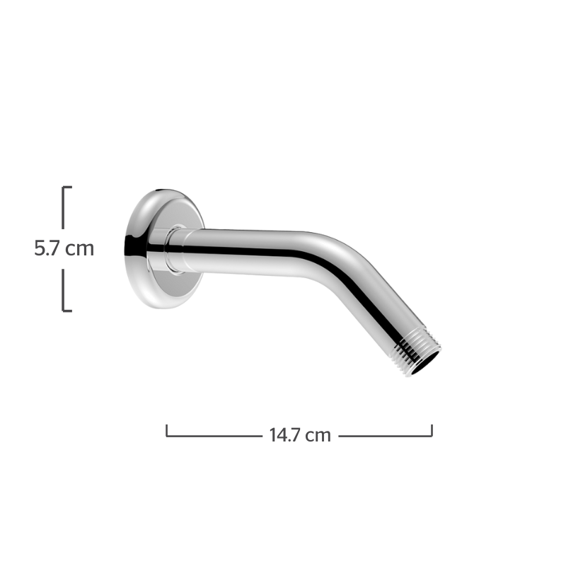 Brazo para Regadera de Pared con Chapetón Incluido Modelo 2317, 1161827