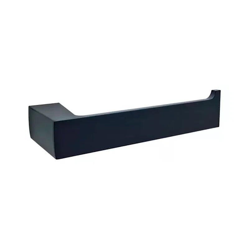 Toallero Corto Medora 22 cm Negro Mate para Baño