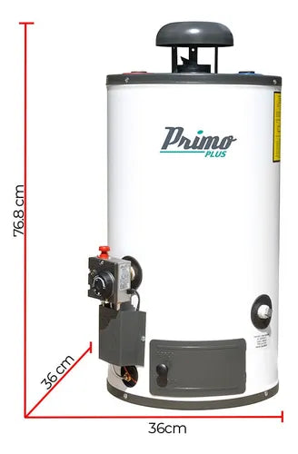 Calentador De Depósito Primo Plus 10G | Gas Lp | 40 L | Encendido Manual