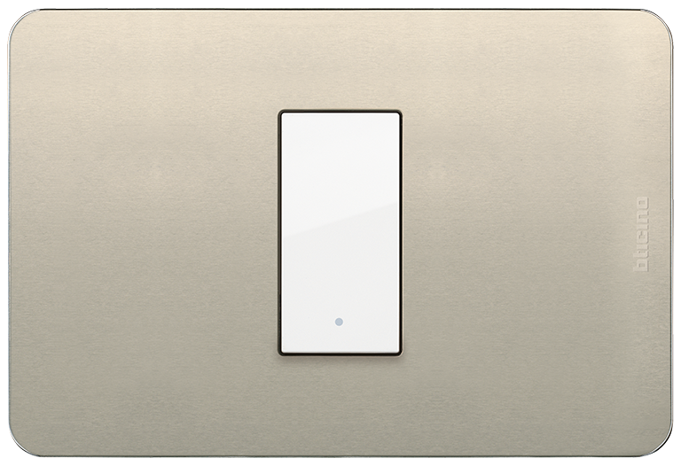 Placa de aluminio color Perla 1 mod. (Incluye chasis) 1323113