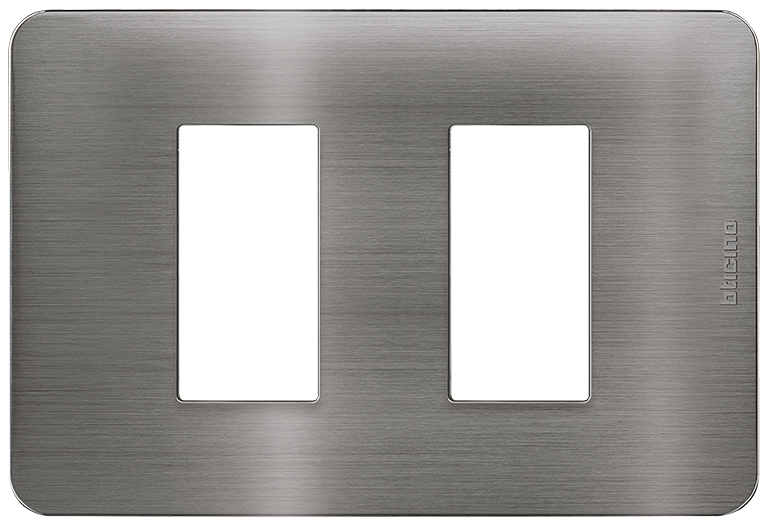 Placa de aluminio color Titanio 2 mod. (Incluye chasis) 1323119