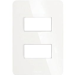 Placa De Resina Blanco 2 Modulos Ja4803M2Jwq