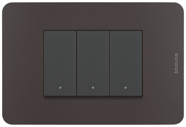 Placa de resina color Café 3 mod. (Incluye chasis) 1323122