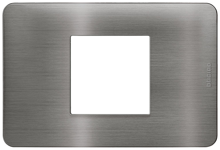 Placa de aluminio color Titanio 2 mod. Centrados (Incluye chasis) 1323128