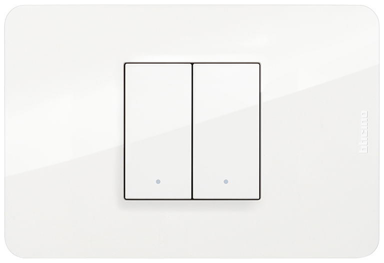 Placa de resina color Blanco 2 mod. Centrados. (Incluye chasis) 1323130