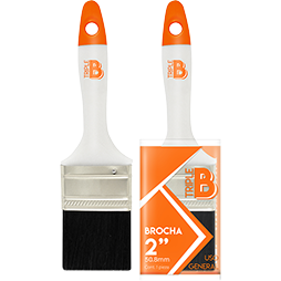 Brocha de Cerda Natural 2 Pulgadas Triple B Btb9020, 1384660