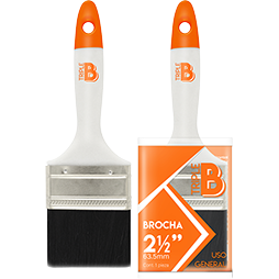 Brocha de Cerda Natural 2-1/2 Pulgadas Triple B, 1384661