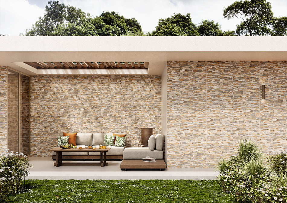 Muro Terrastone Multicolor 20.1X30.2 1.82 Mt, (Precio Por Metro)