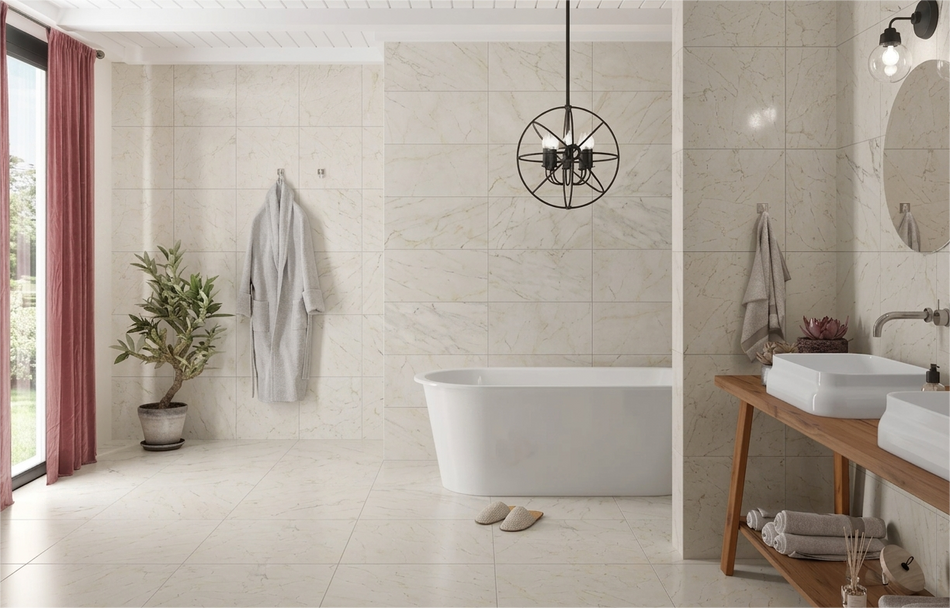 Muro Marfil Clasico Crema Mate 30x60 1.62mt Lmarcnu16be (precio por metro)