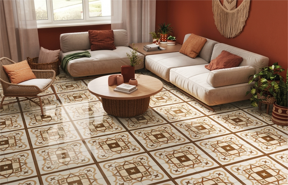 Piso Sarina Mix 33x33 1.76mt Lsarmix13cx (precio por metro)
