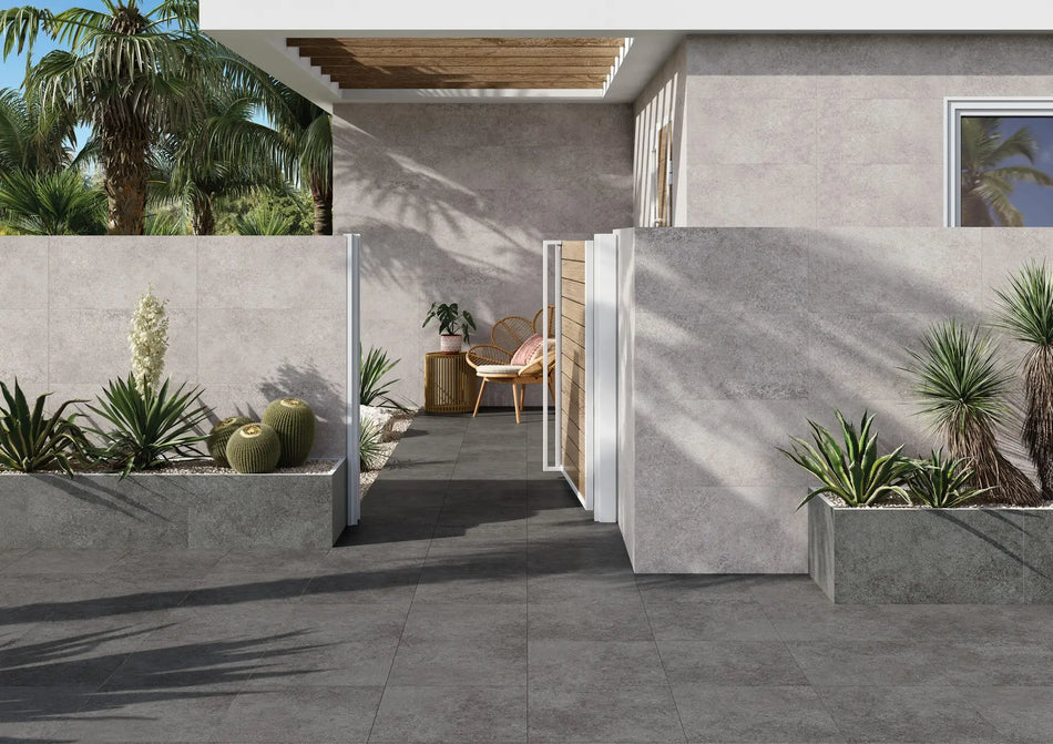 Piso Piedra Garrison Antracita 55X55 1.49Mt Lpiegar15Gj (Precio Por Metro)