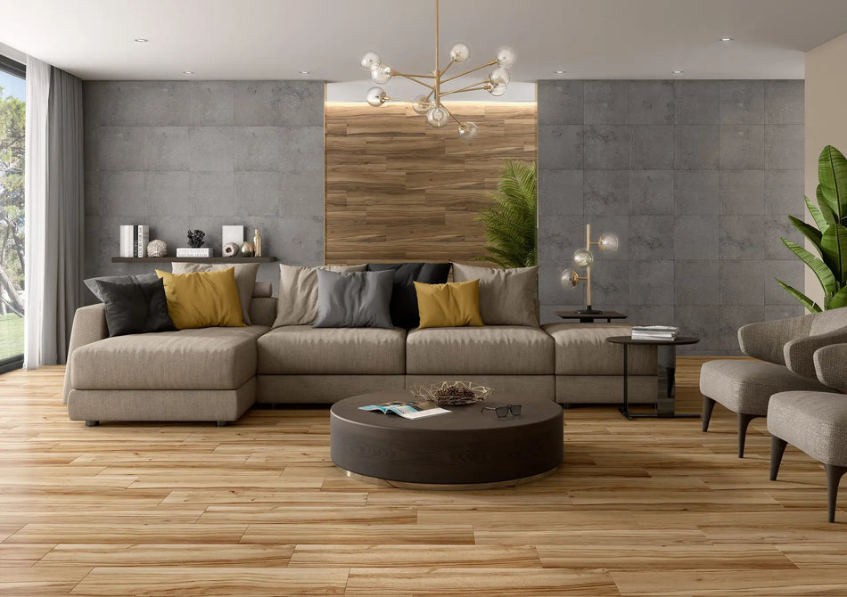 Piso Nirvana Fd Noce 20X90 1.79M2 Lnirnue19Cg, (Precio Por Metro)