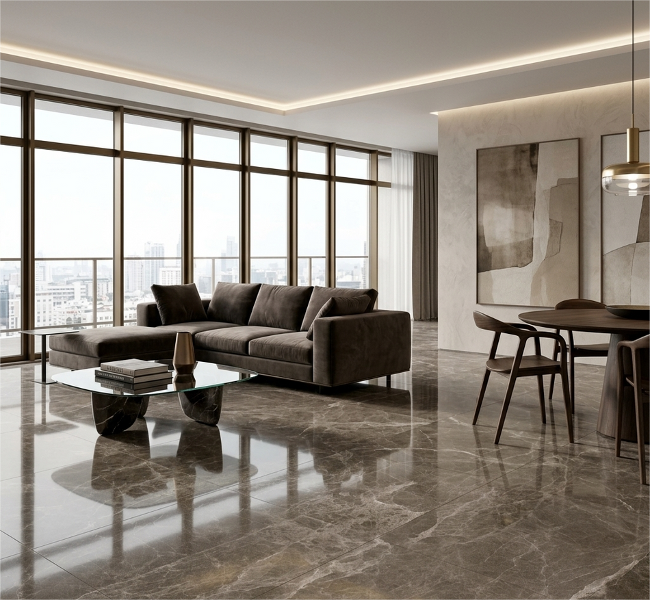 Piso Marmol Sullan Fd Capuchino 55X55 1.49Mt Lsullan15Gf (precio por metro)