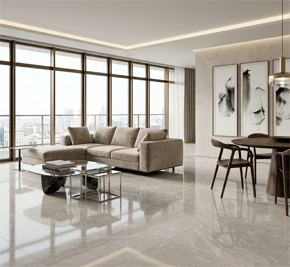 Piso Marmol Sullan Fd Crema 55X55 1.49Mt Lsullan15Ge (precio por metro)