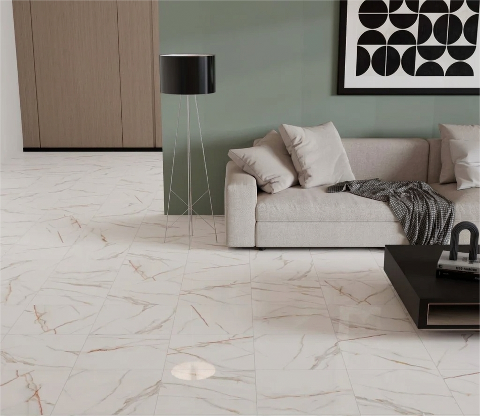 Piso Marmol Voel Blanco 44X44 1.92Mt 1573122