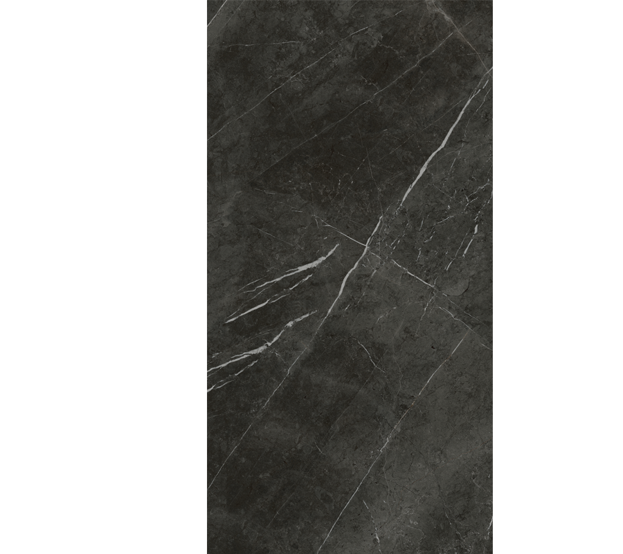 Piso Cerámico Soberano Nero Pulido 50x100 cm 1573129