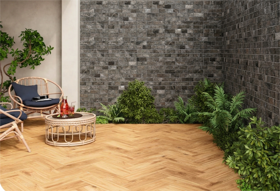 Piso Cerámico Nexo Grafito 55x55 cm Lnexofd15Gi 1573157