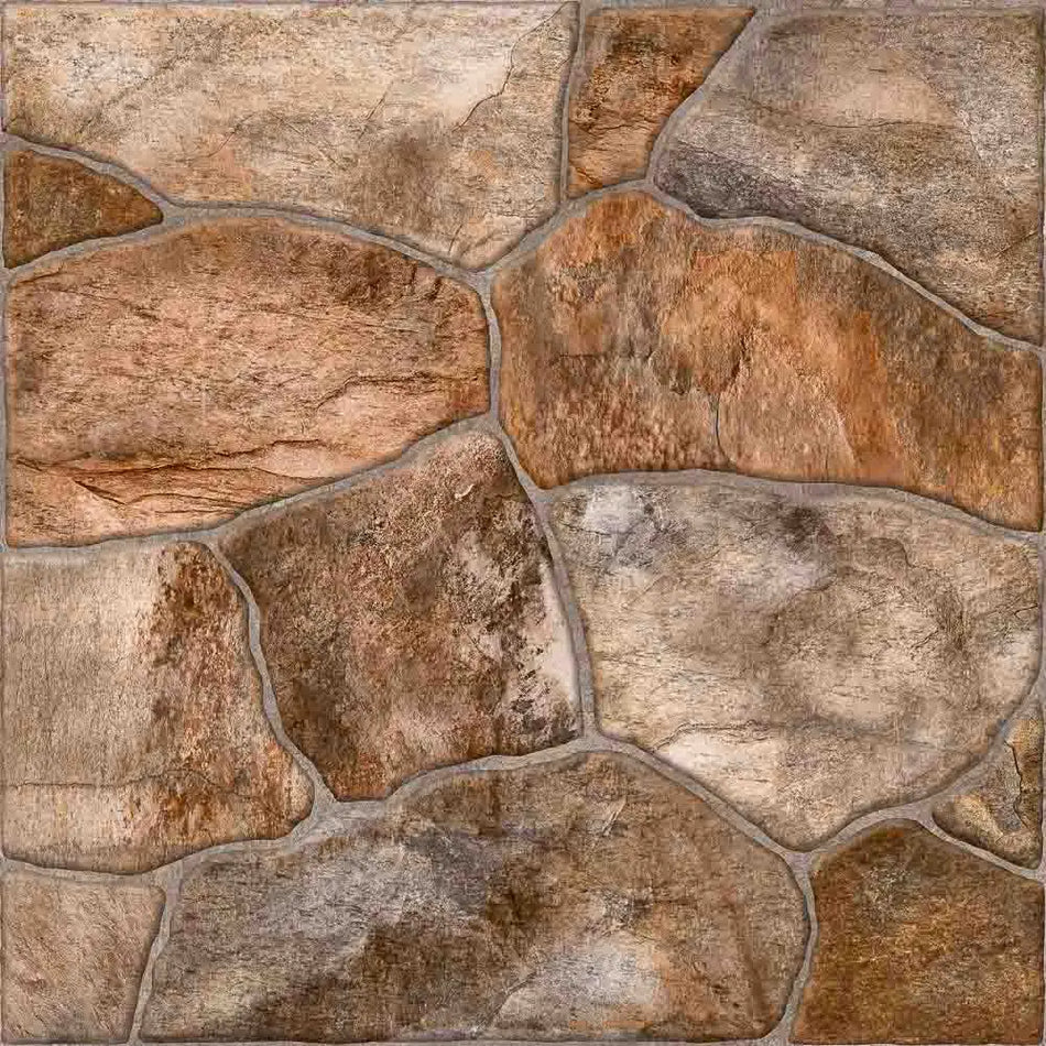 Piso Cerámico Piedra Jari Café 60x60 cm Lpijari16Jg 1573161