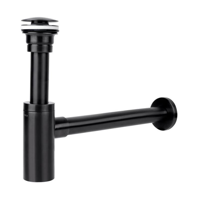 Cespol Con Contra De Acero Inoxidable En Acabado Negro, Modelo 2153.2, Urrea