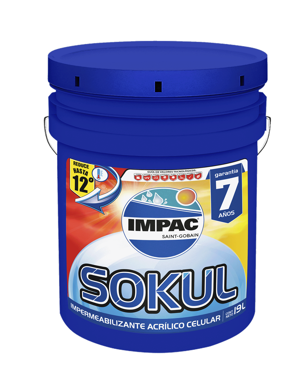 Impermeabilizante Sokul 19 Lt 7 Años Bco Vciimsk7Bl1 1711233