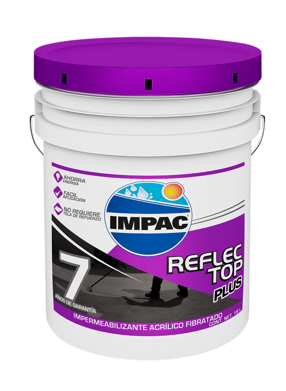 Impermeabilizante Reflec Top Plus 7Años Bco Fib.18L 1711234