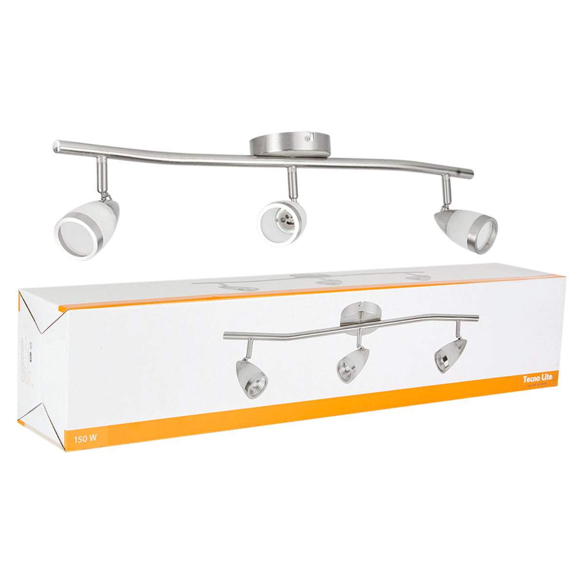 BEJAR II - Spot Triple Curvo 3 GU10 - Vista principal