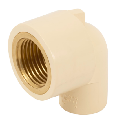 Codo De Cpvc 90° Con Inserto Metálico Truper 1821884