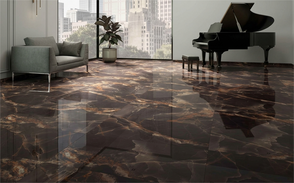 Porcelanato Rectificado Scarlino Tipo Mármol 60x120 cm 1931344