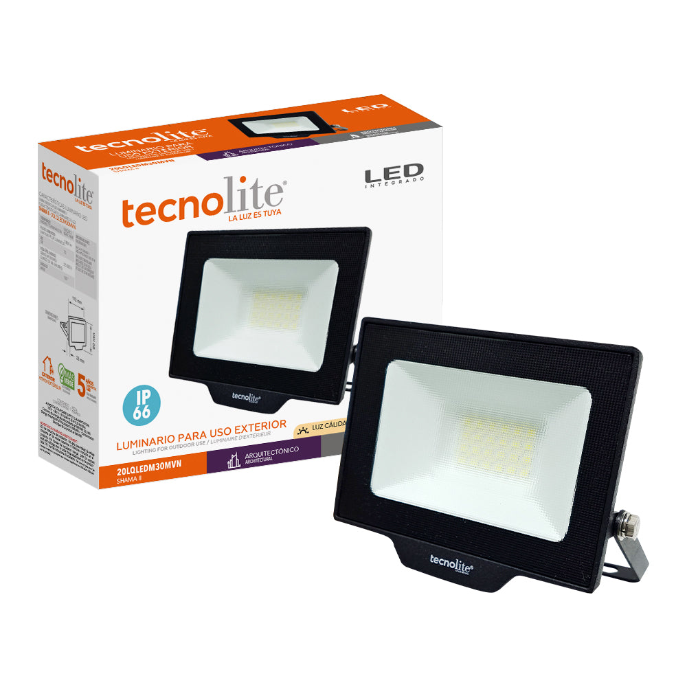 Reflector LED 20W 3000K SHAMA II - Vista superior