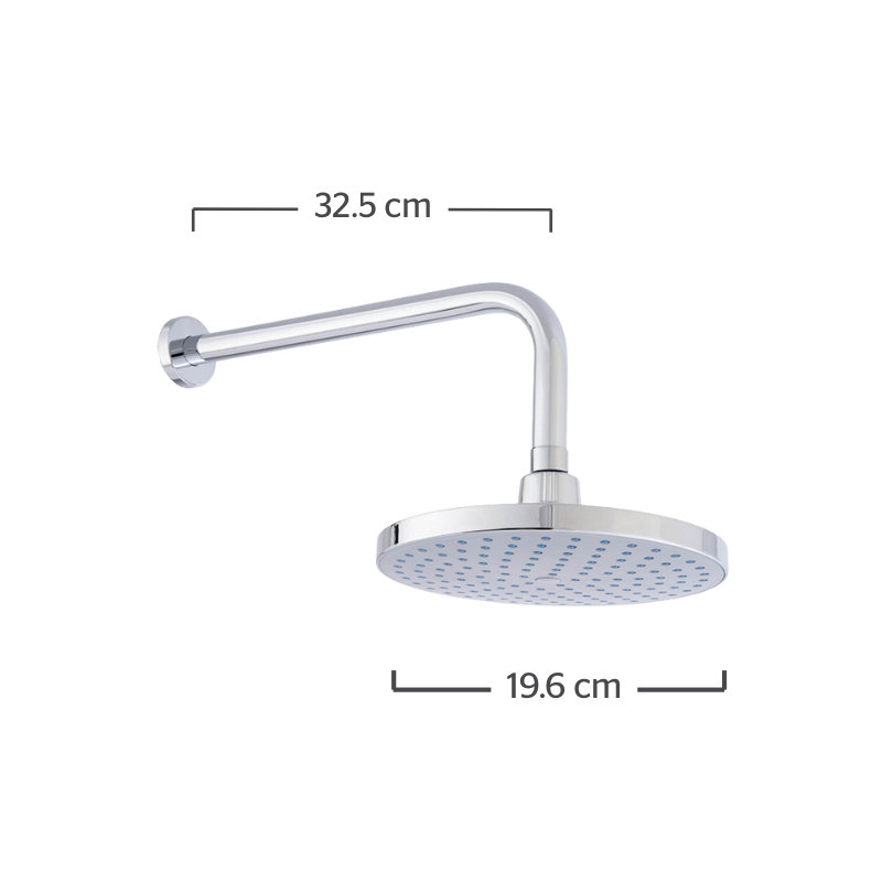 Regadera URREA 2260B - Vista técnica