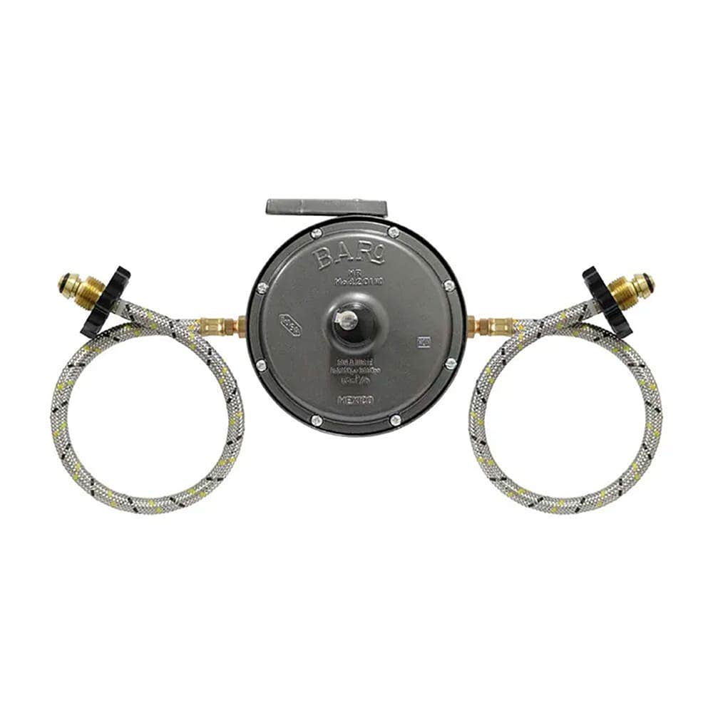 Regulador gas LP IUSA REG201 PMFM 267371 2 vías baja presión Baro - Vista 1