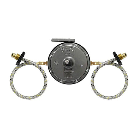 Regulador gas LP IUSA REG201 PMFM 267371 2 vías baja presión Baro - Vista 1