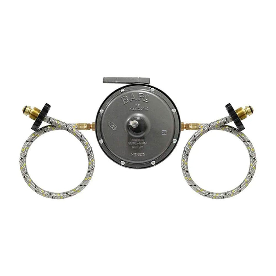 Regulador gas LP IUSA REG201 PMFM 267371 2 vías baja presión Baro - Vista 1