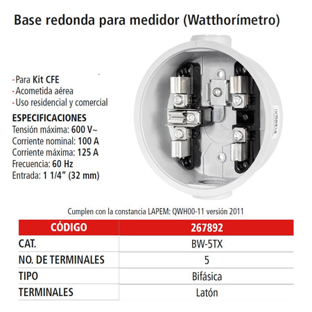 Base medidor polimérica IUSA R2020 - Vista 2