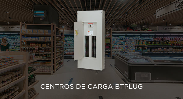 Centro de carga BTICINO BTdin 3 polos riel DIN metal
