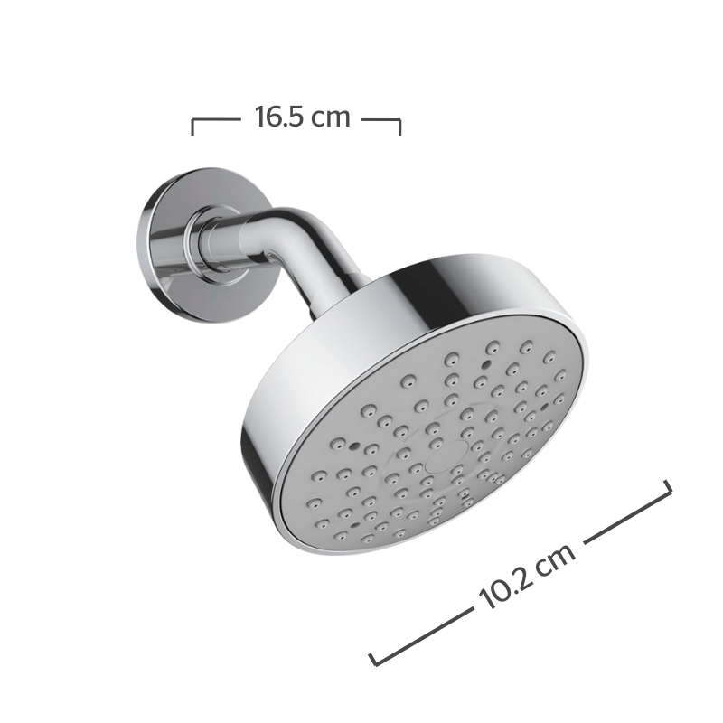 Regadera URREA 3026B - Vista técnica