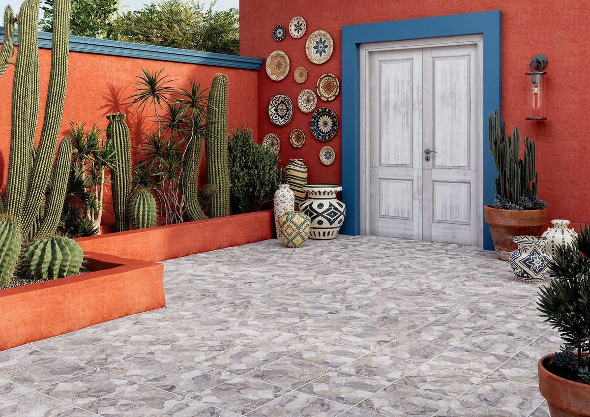 PANUCO CENIZA 36X36 - Ambiente Vitromex