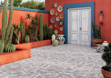 PANUCO CENIZA 36X36 - Ambiente Vitromex