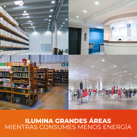Foco LED Alta Potencia 50W - Instalación industrial