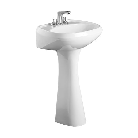 Conjunto lavabo pedestal Austria Blanco