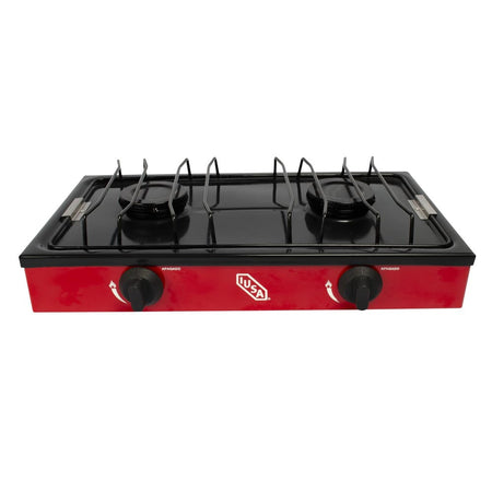 Parrilla IUSA 2 quemadores Gas LP Roja - Vista 3