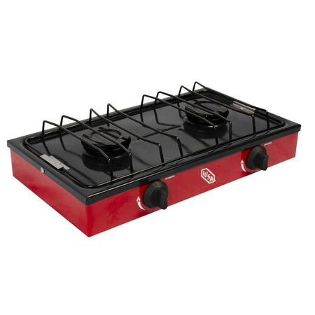 Parrilla IUSA 2 quemadores Gas LP Roja - Vista 4